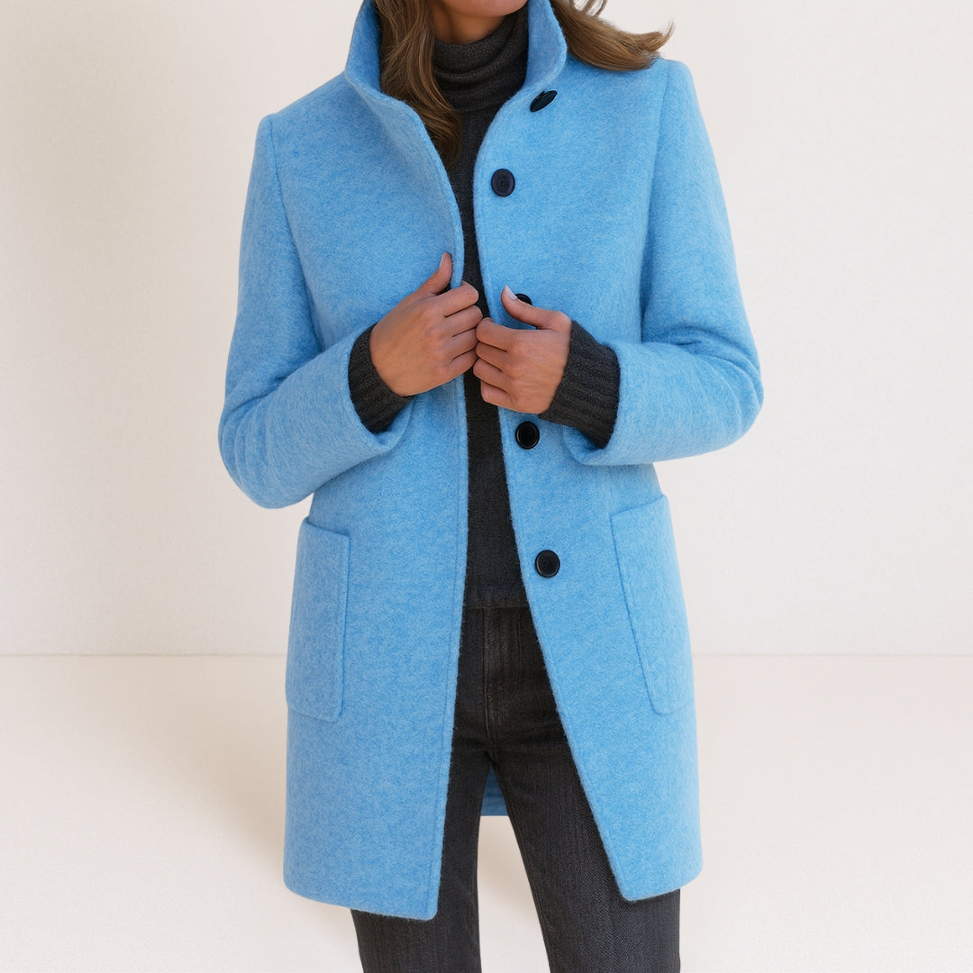 Charlotte | Manteau classique en laine mélangée