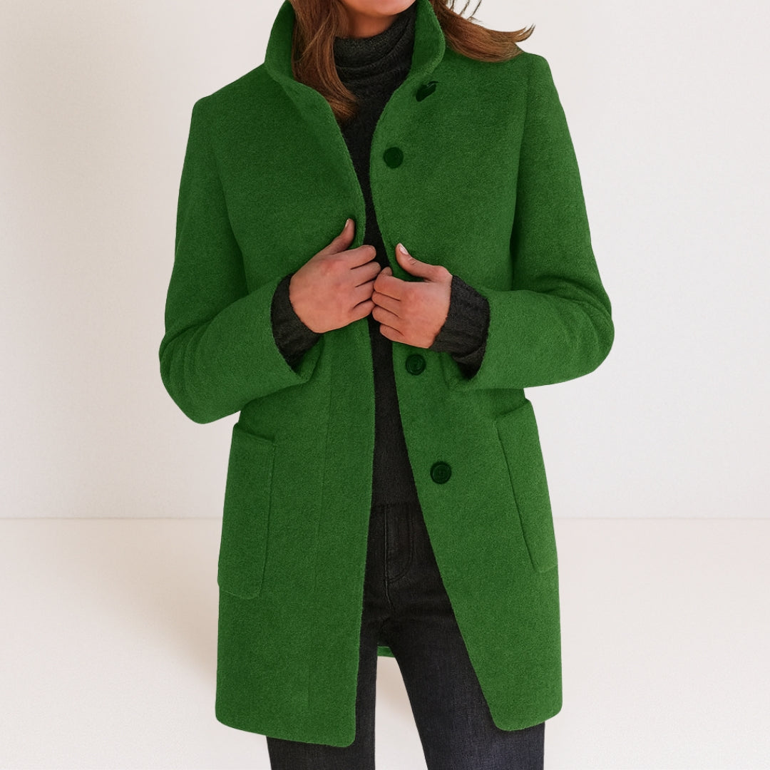 Charlotte | Manteau classique en laine mélangée