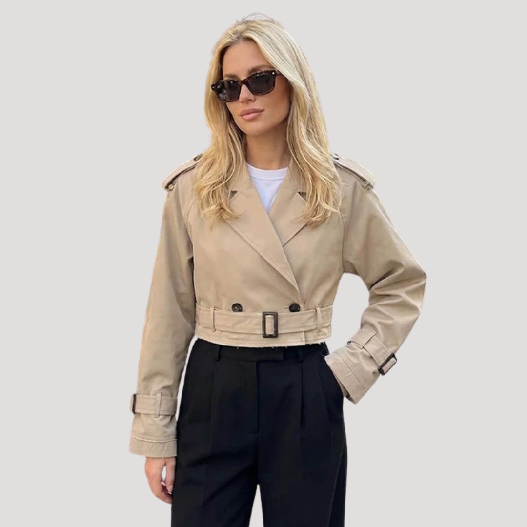 Eugénie | Trench court avec ceinture