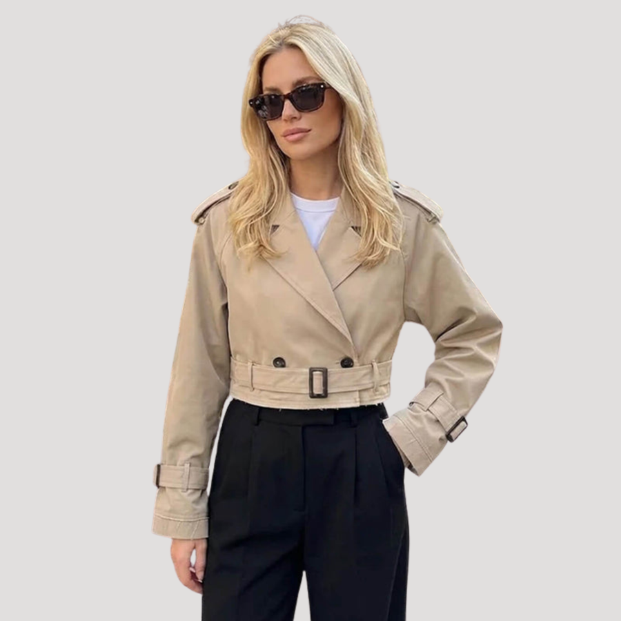 Eugénie | Trench court avec ceinture