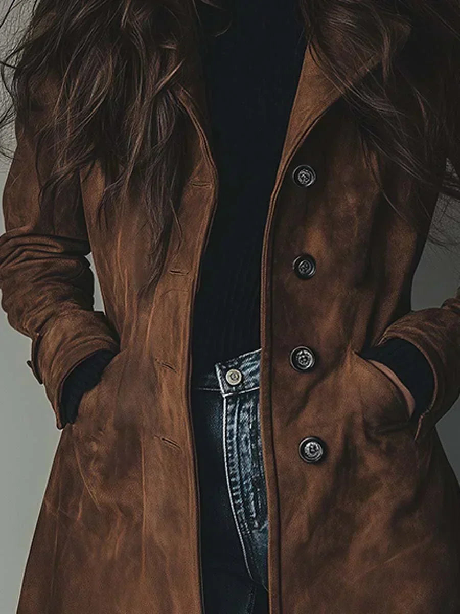 Estelle | Trench en suédine