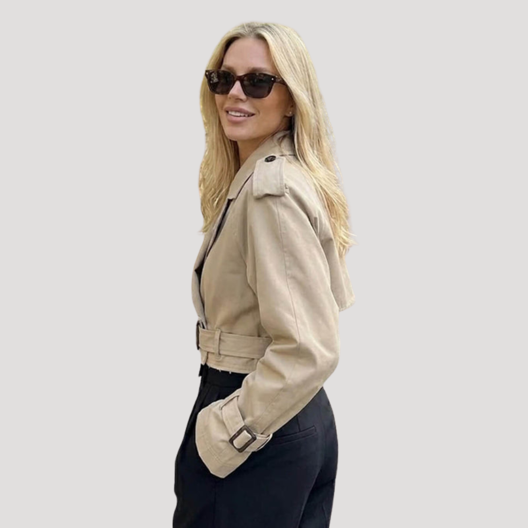 Eugénie | Trench court avec ceinture