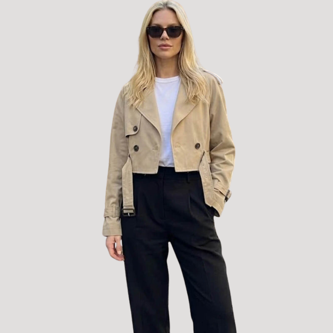 Eugénie | Trench court avec ceinture