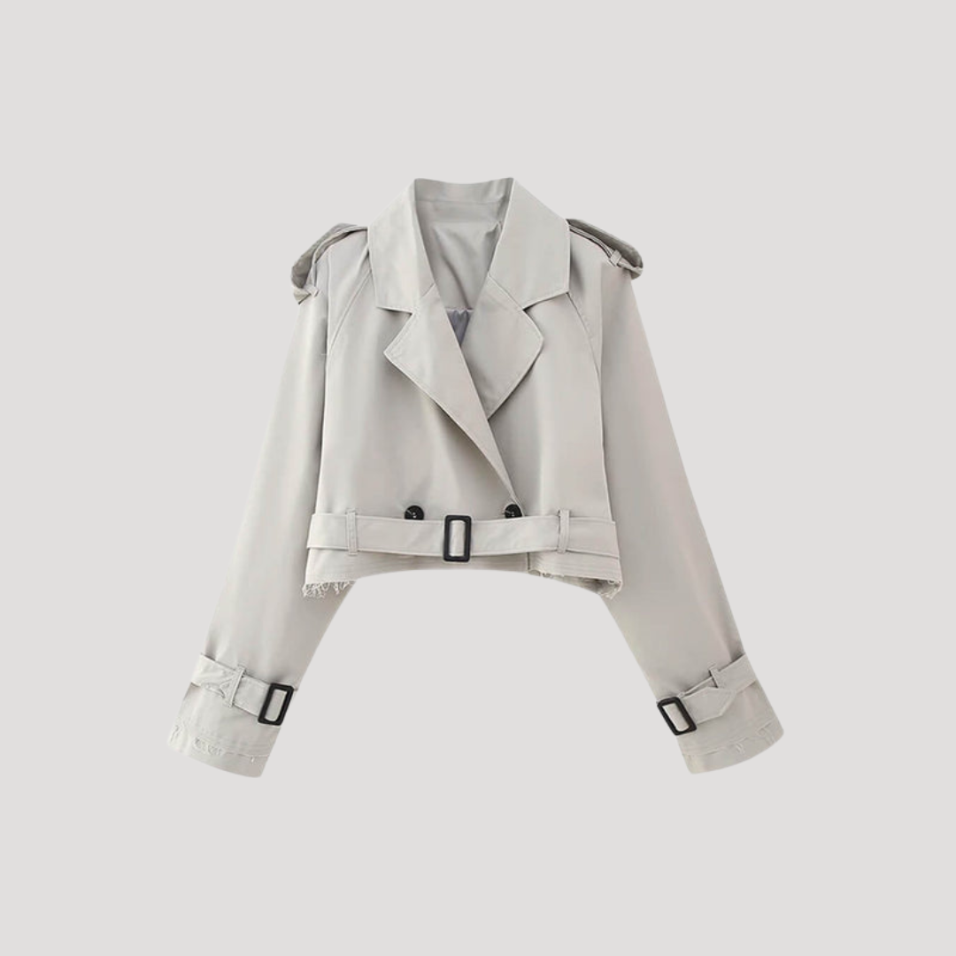 Eugénie | Trench court avec ceinture