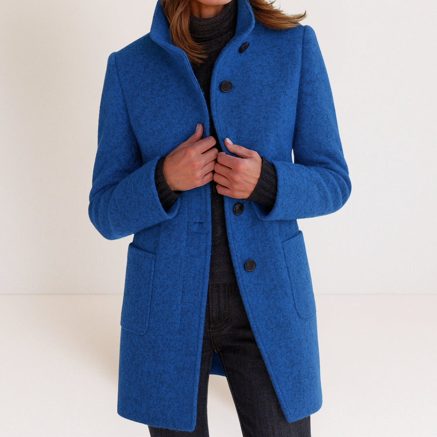 Charlotte | Manteau classique en laine mélangée