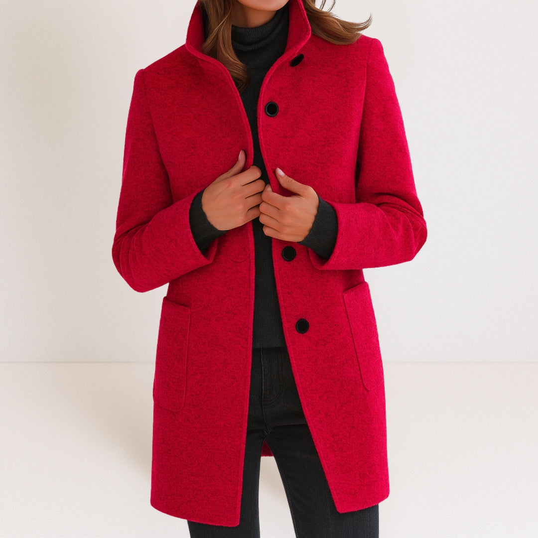 Charlotte | Manteau classique en laine mélangée