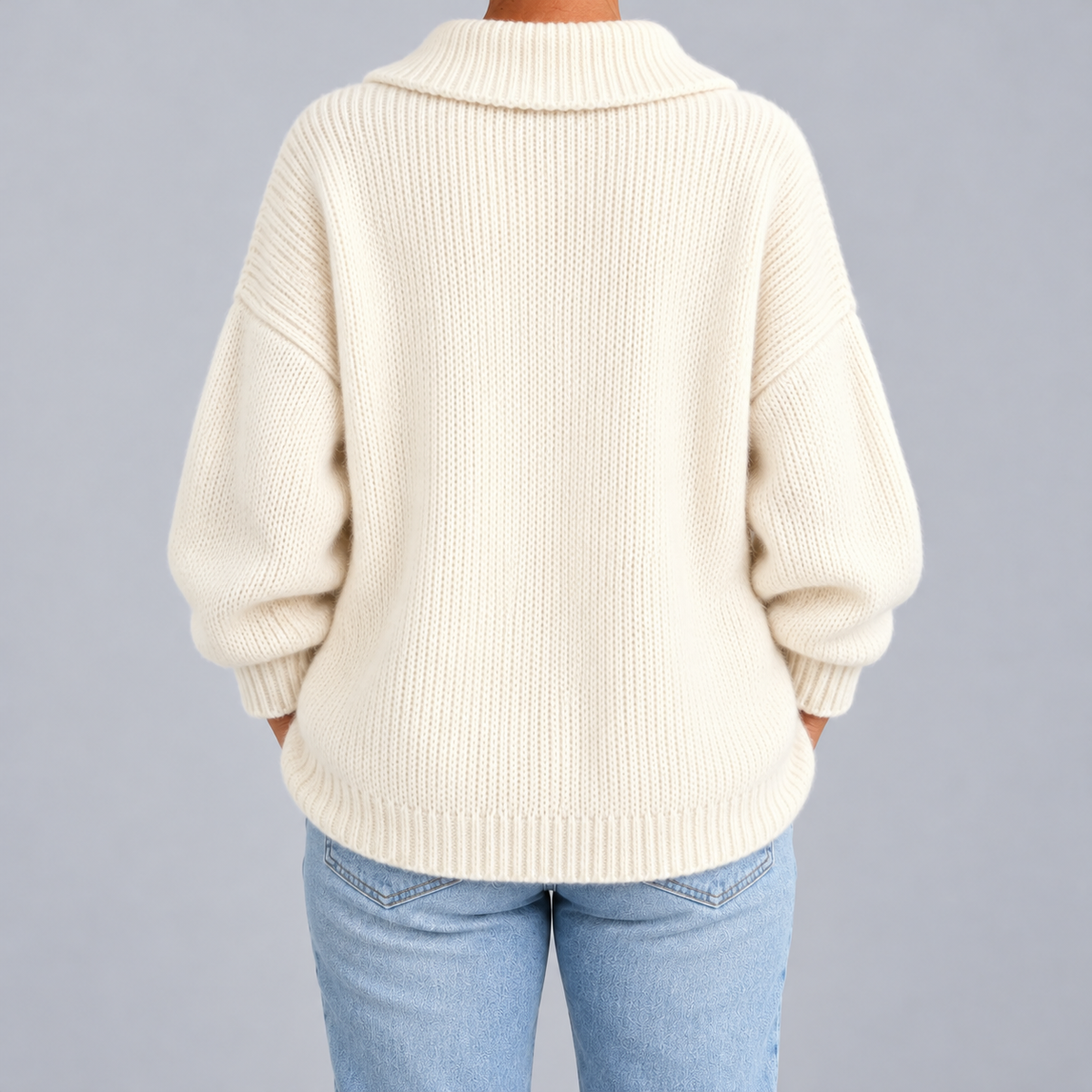 Chiara | Cardigan ample à col et boutons