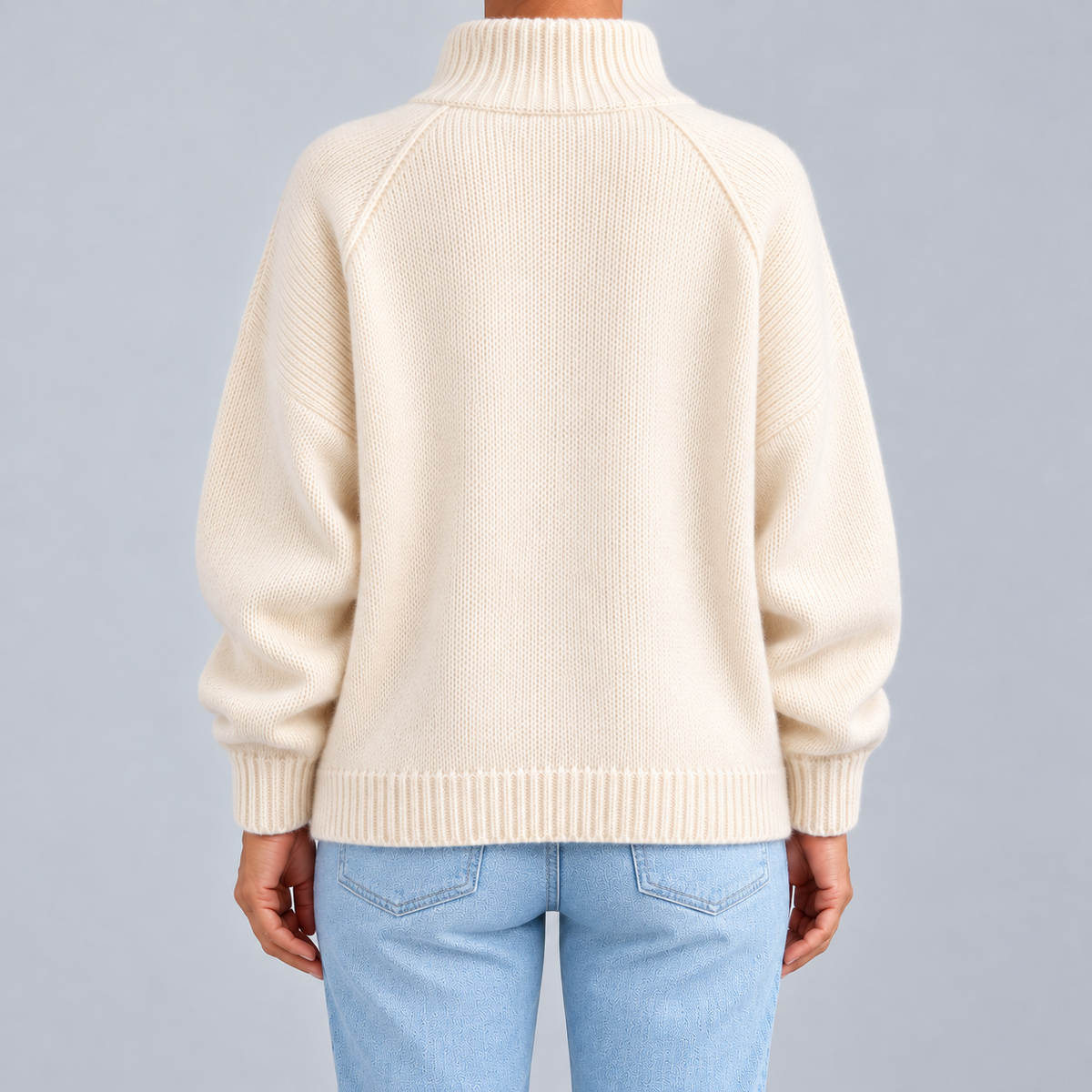 Dafne | Cardigan zippé à col montant