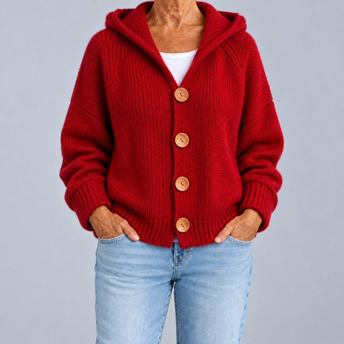 Beatrice | Cardigan ample à capuche