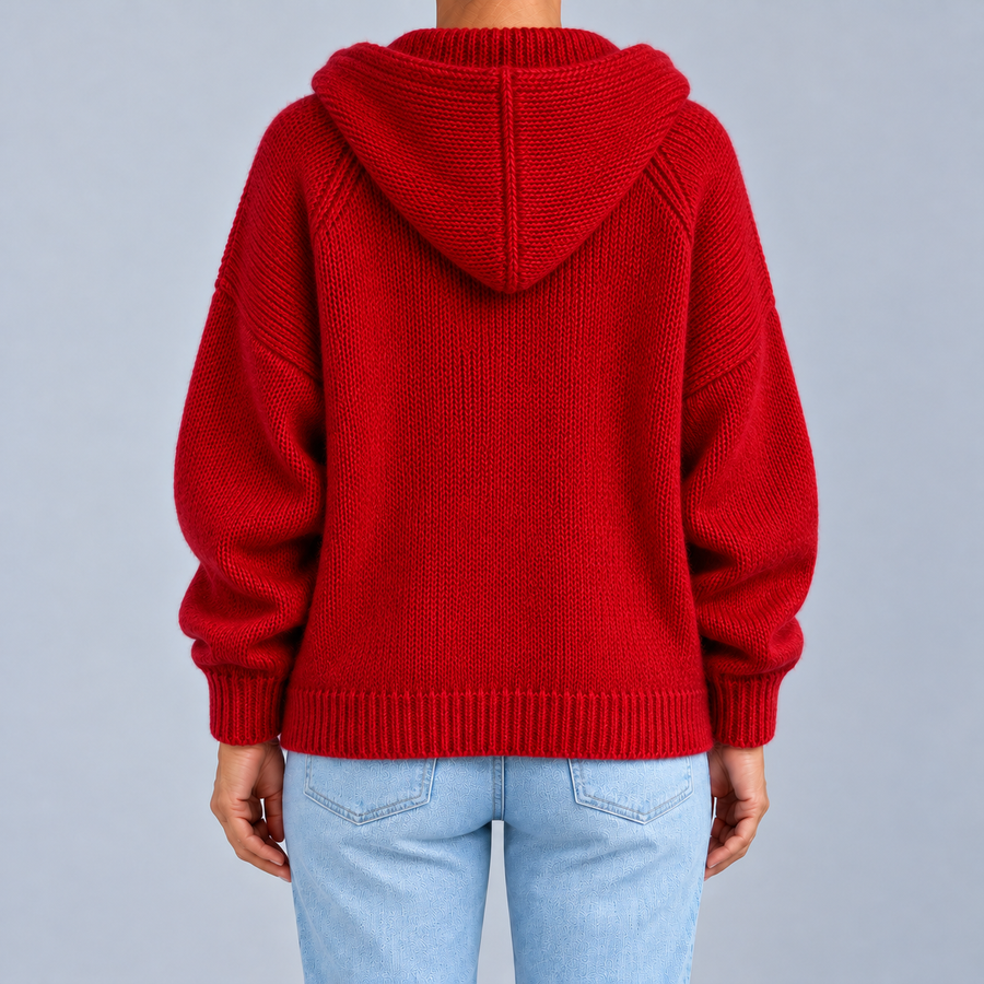 Beatrice | Cardigan ample à capuche