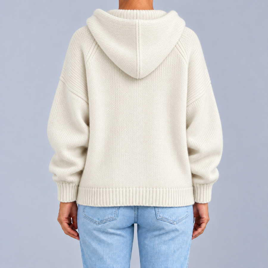 Camilla | Cardigan zippé à capuche