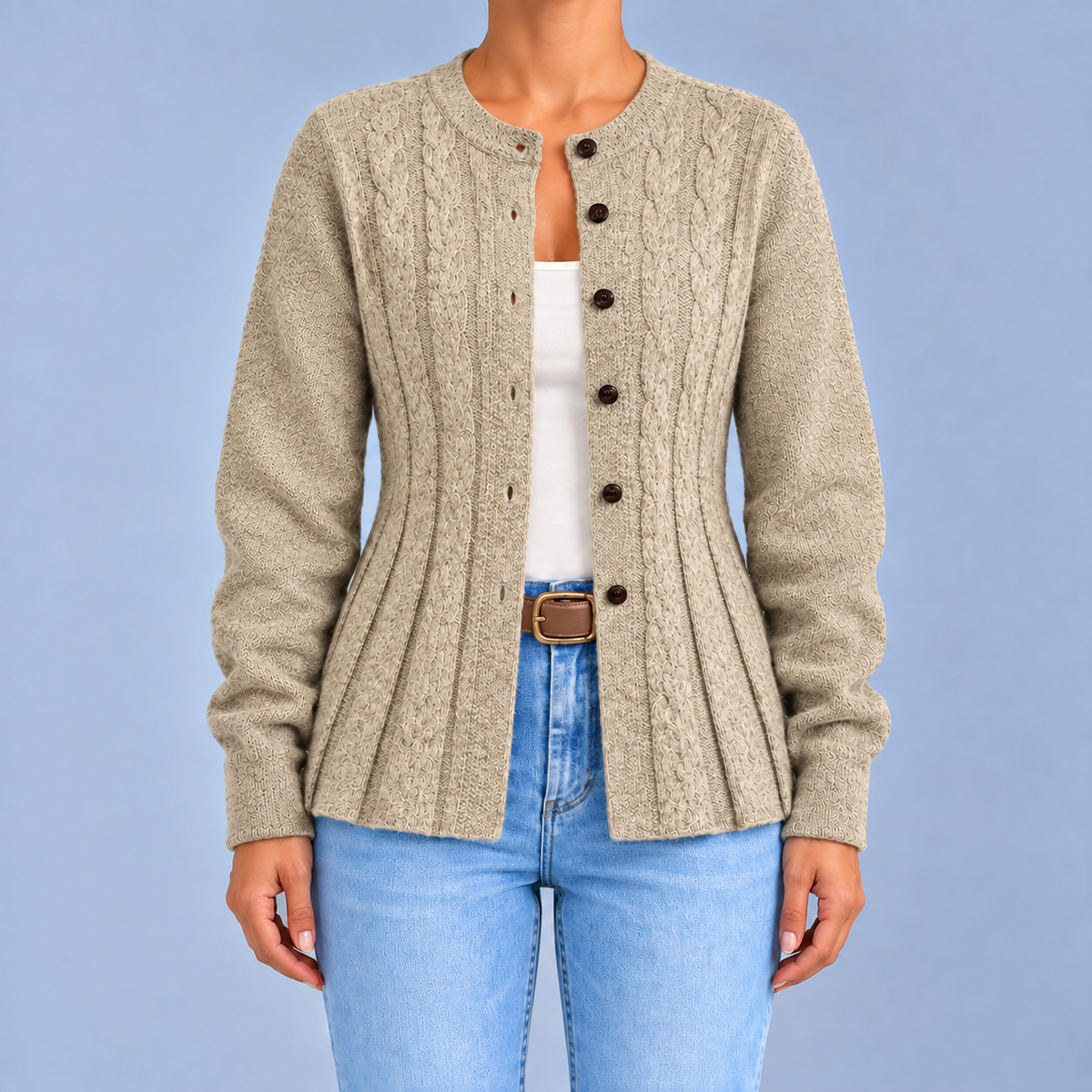Ada | Cardigan en maille à manches longues