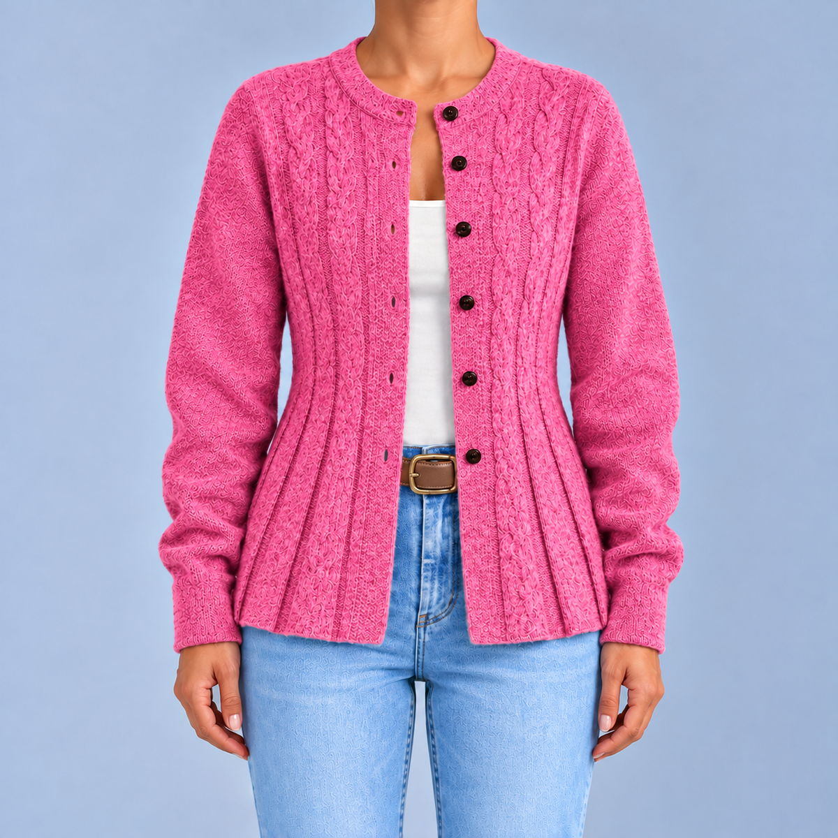 Ada | Cardigan en maille à manches longues