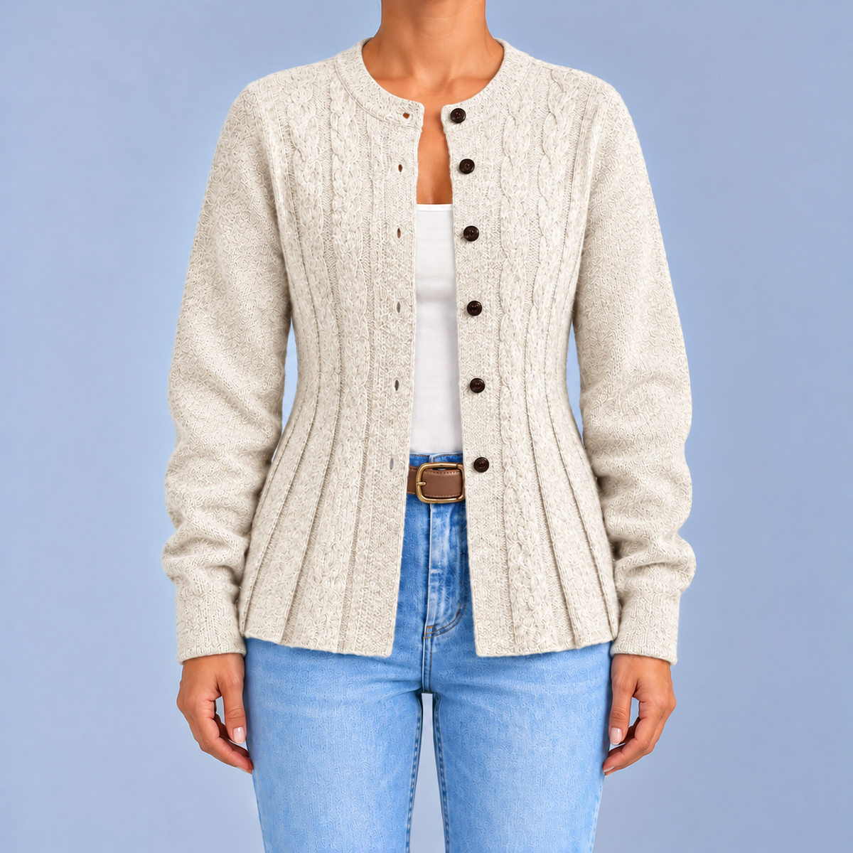 Ada | Cardigan en maille à manches longues