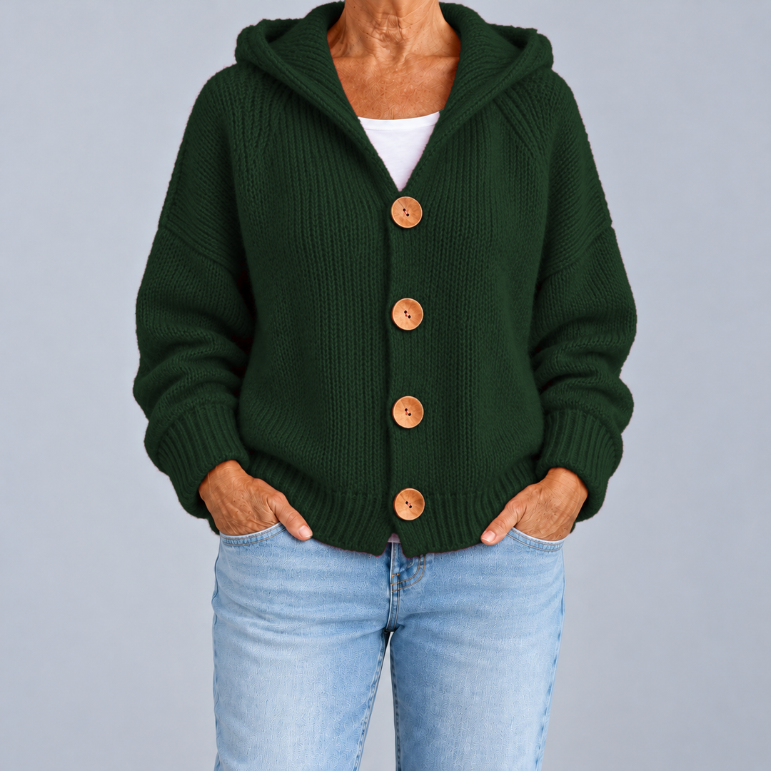 Beatrice | Cardigan ample à capuche