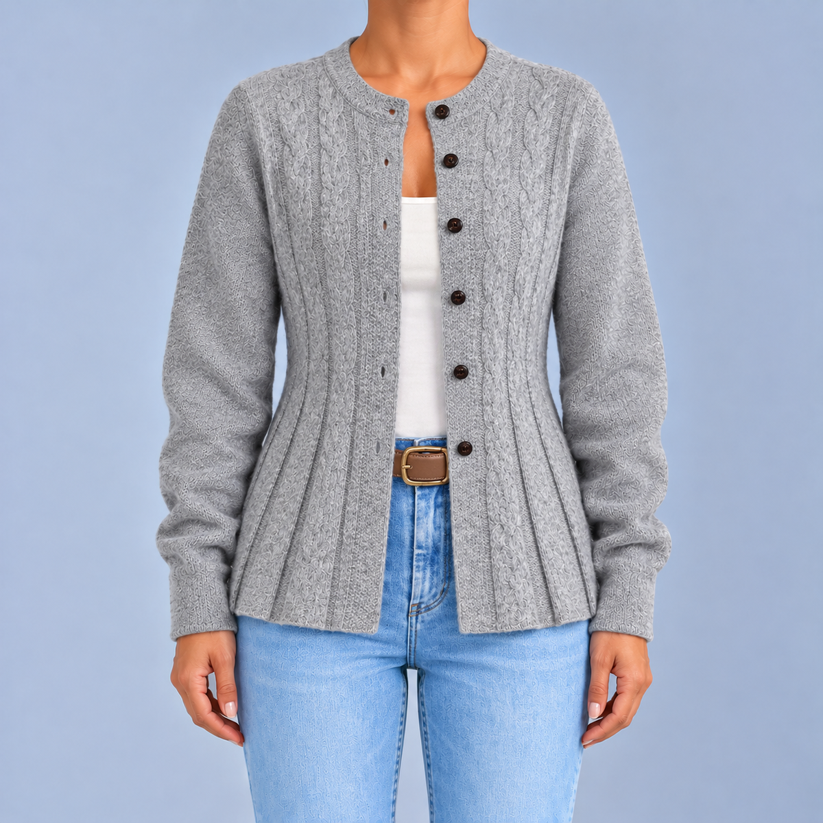 Ada | Cardigan en maille à manches longues