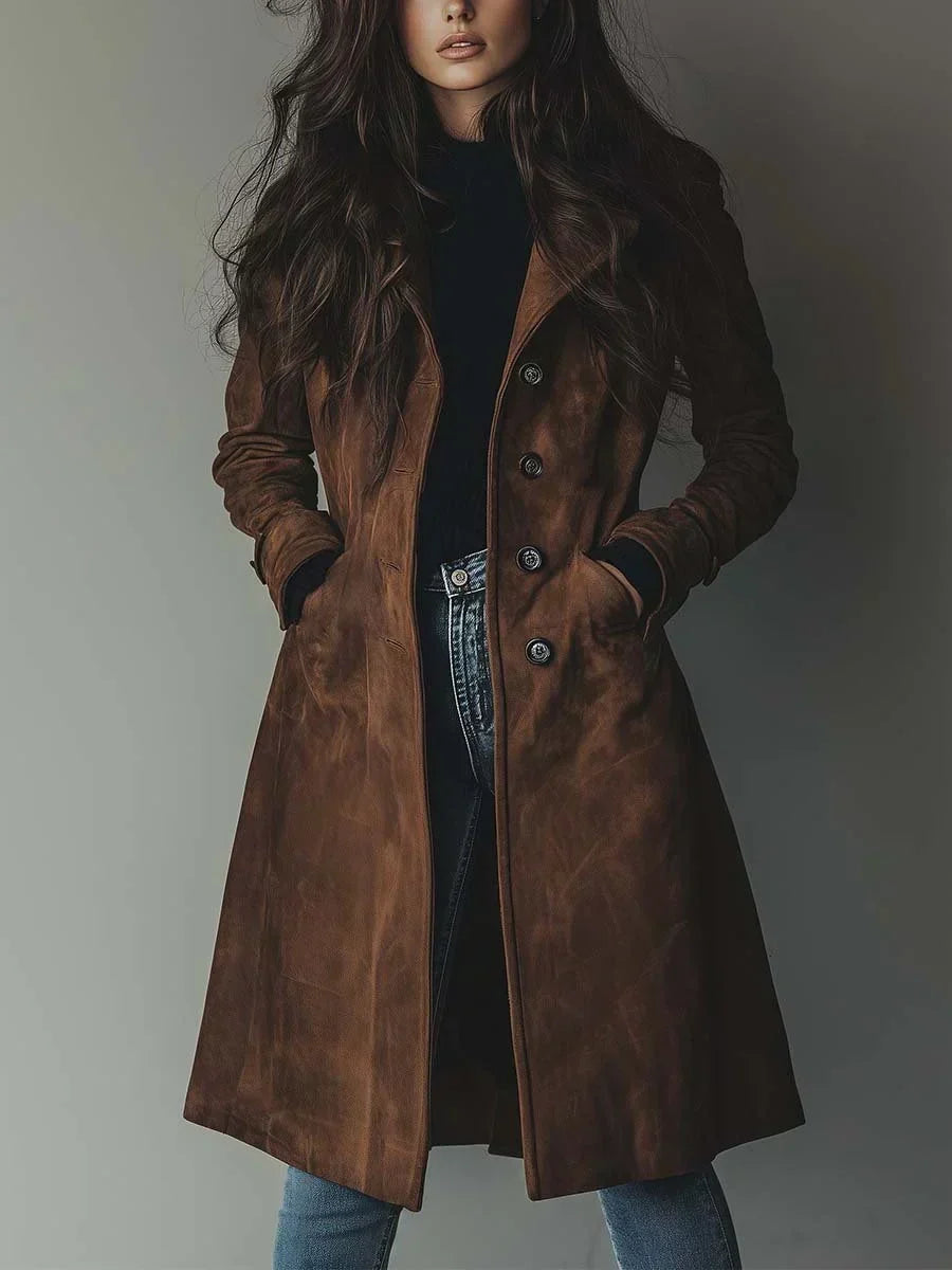 Estelle | Trench en suédine