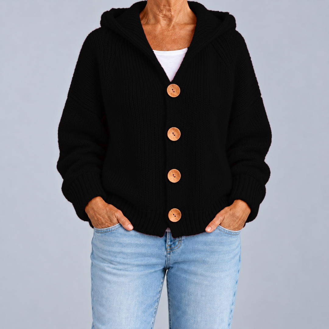 Beatrice | Cardigan ample à capuche