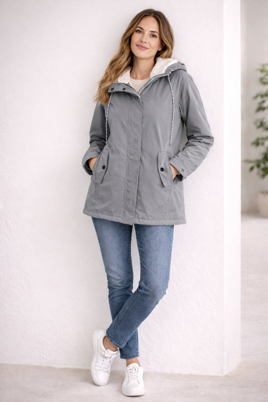 Gabrielle | Parka imperméable doublée de polaire