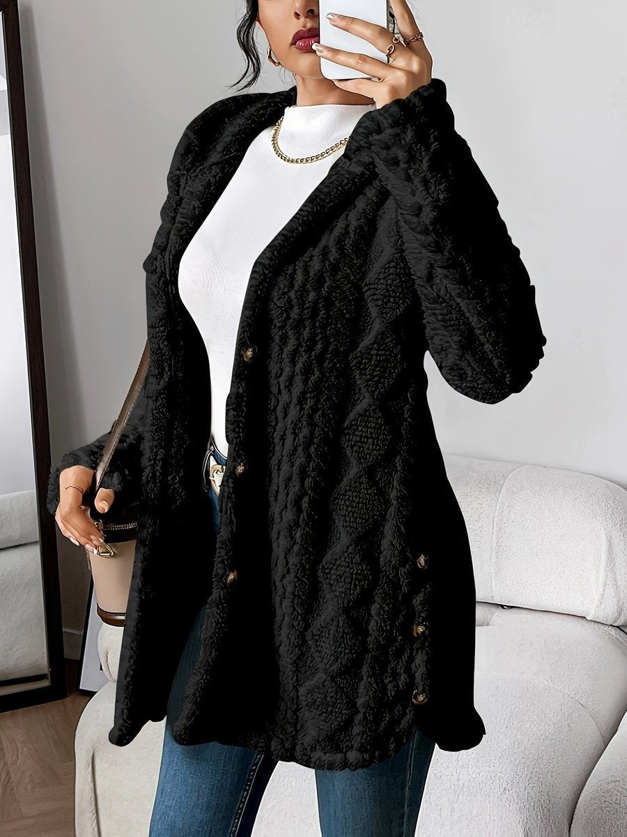 Adèle | Veste polaire oversize à capuche