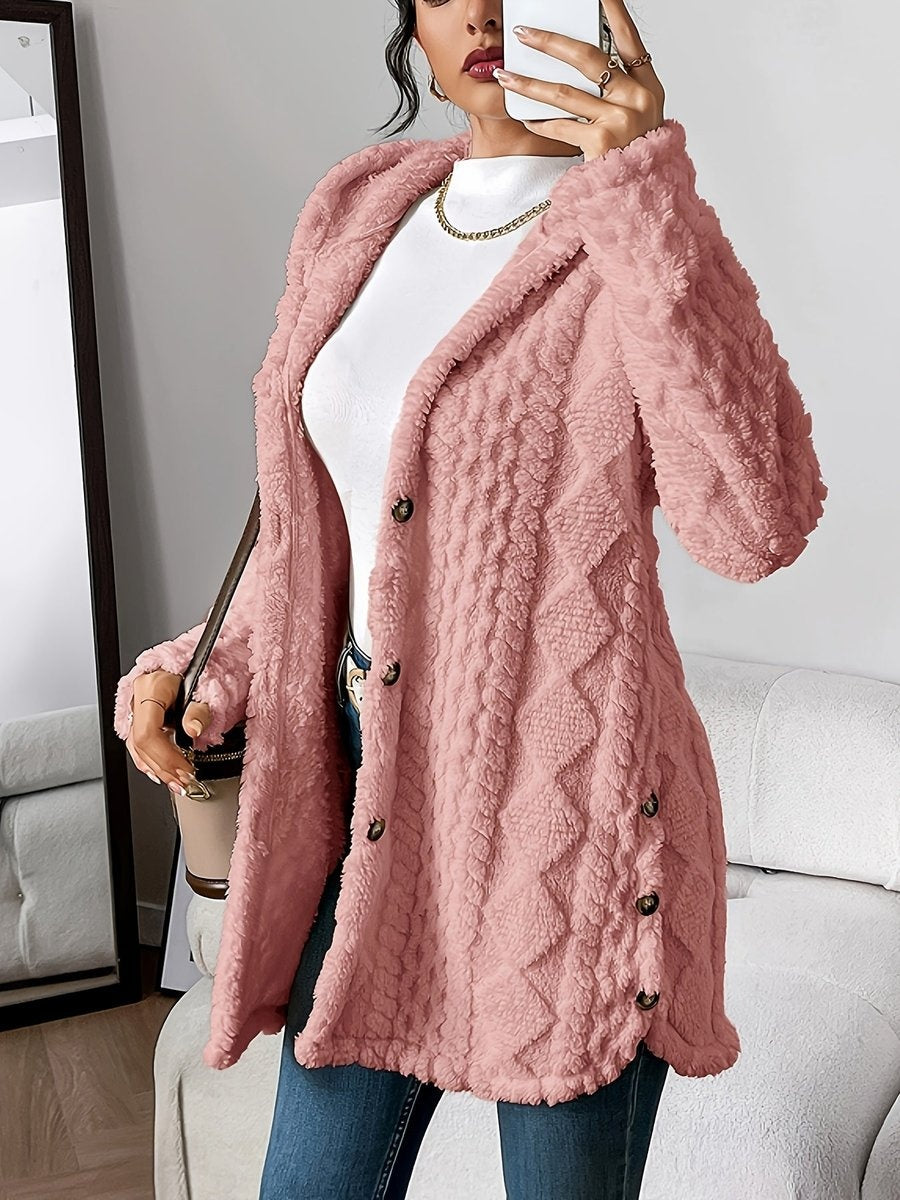 Adèle | Veste polaire oversize à capuche