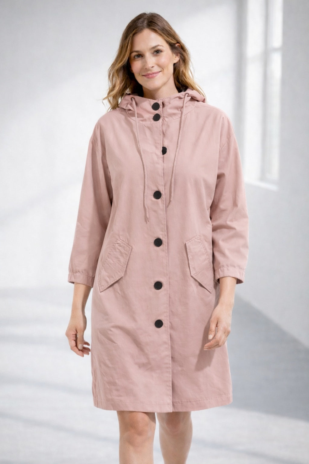 Lucile | Veste légère en coton à capuche