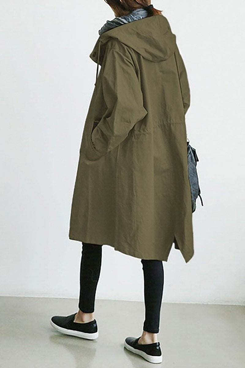 Lucile | Veste légère en coton à capuche