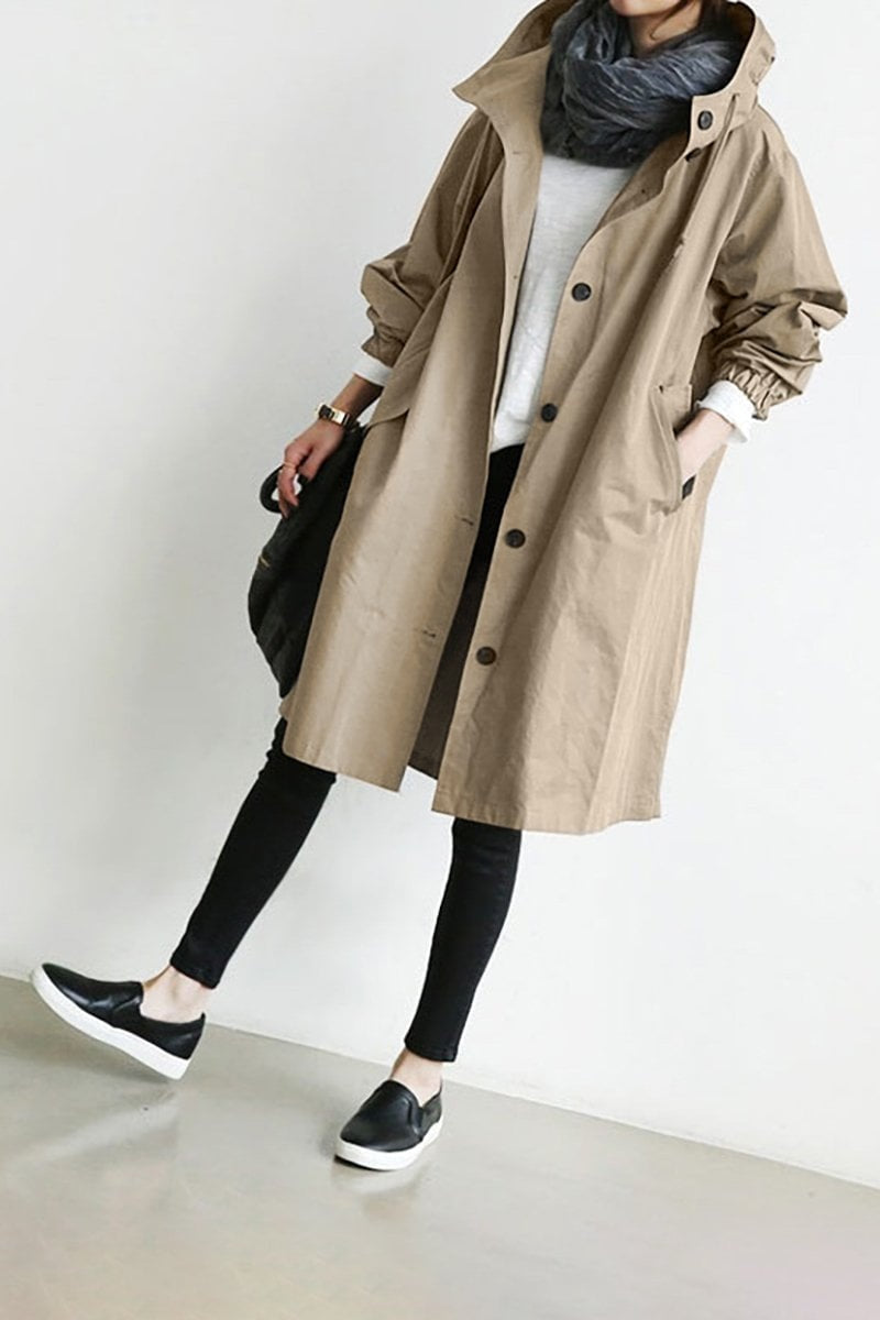 Lucile | Veste légère en coton à capuche