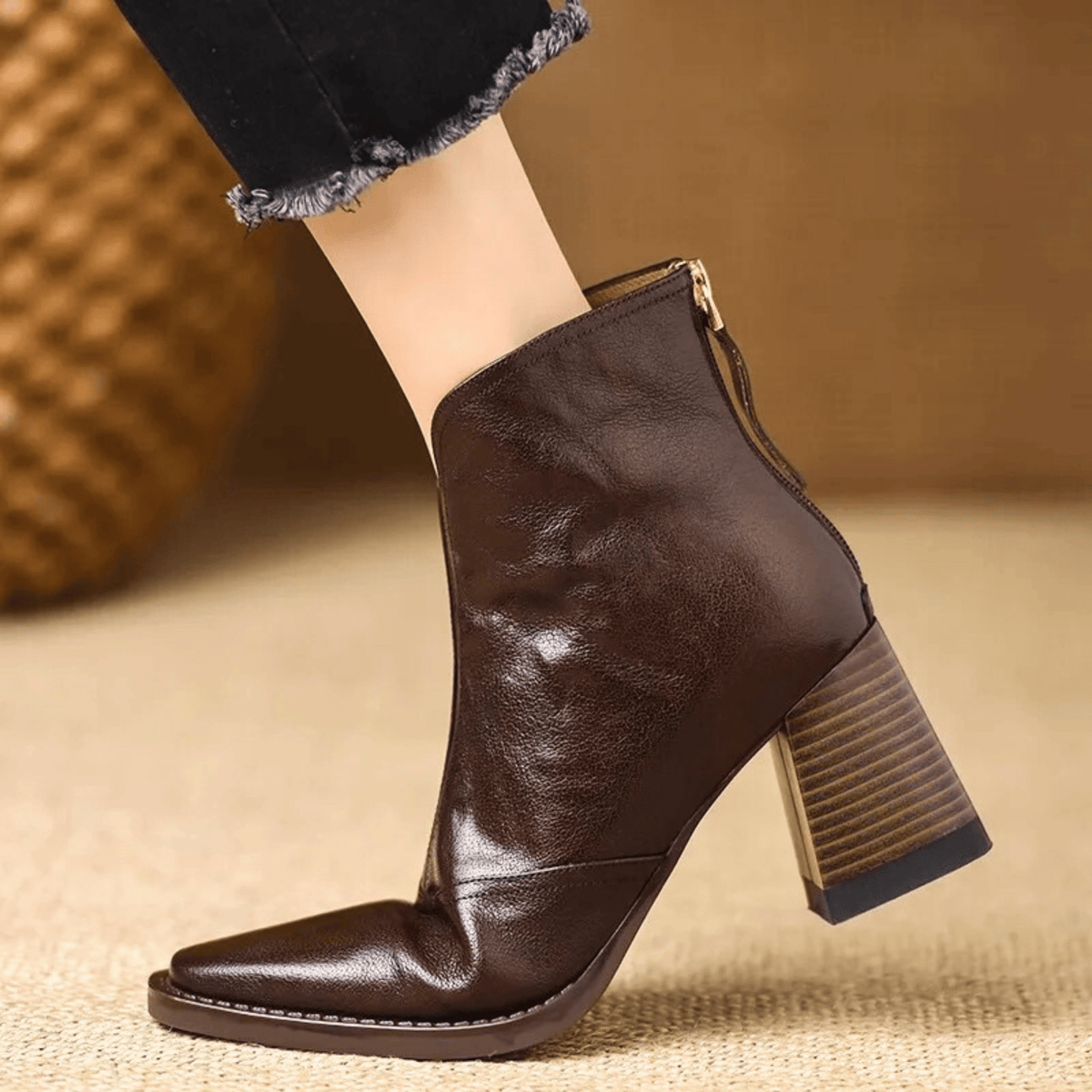 Amélie | Bottines en cuir